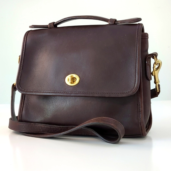Coach Handbags - Coach | Vintage Court Bag #9870 in Mahogany